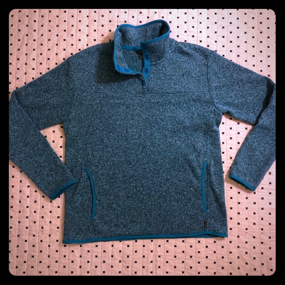 Eddie Bauer Fleece Pullover with Snaps